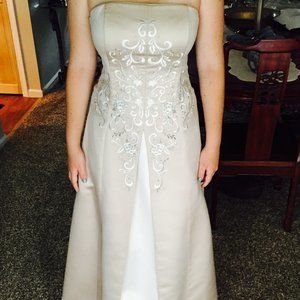 Jessica McClintock Strapless Gown